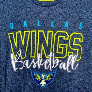 Heather Blue Dallas Wings Basketball t-shirt